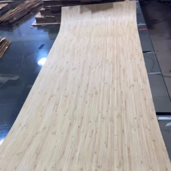 Tablero de madera para decoración del hogar, chapa de bambú Natural, panel de pared, armario, chapa de madera, 58x250cm de espesor, 0,25mm