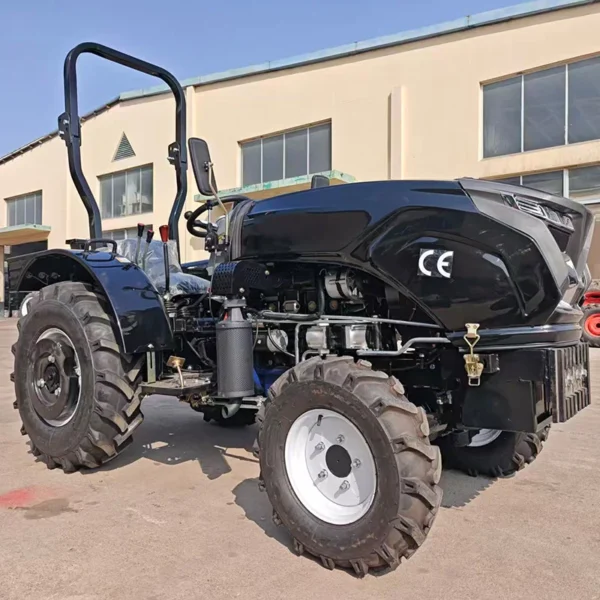 Tractor Agrícola 4x4 de 50HP con Rotocultor, Maquinaria Agrícola Personalizada, Tractor con Motor Diésel para Arar y Cultivar